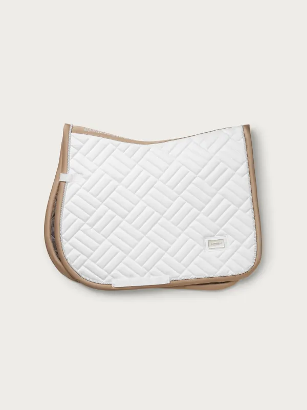 Jump Saddle Pad Modern White SAND