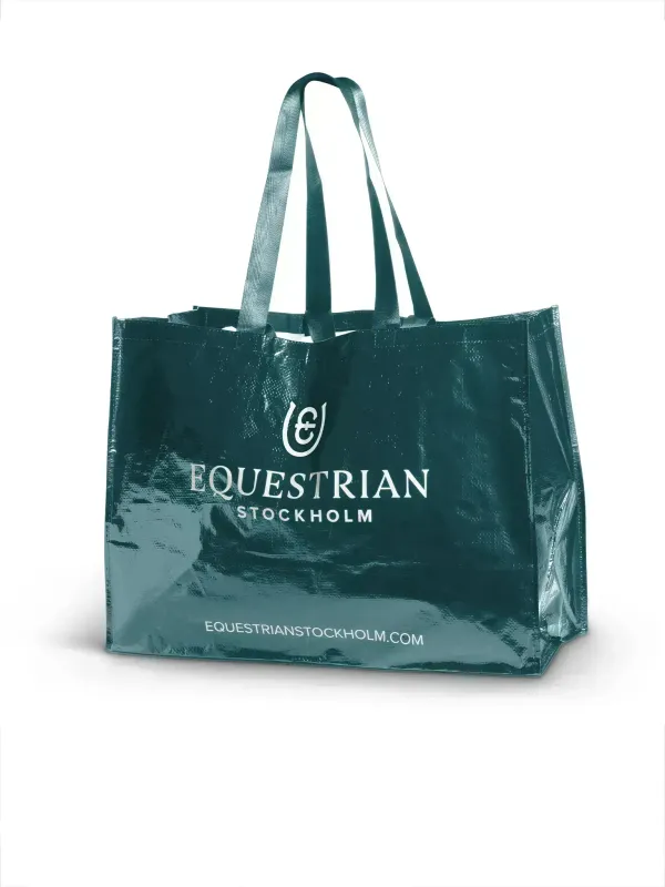 Woven Stable Bag TEAL BLUE