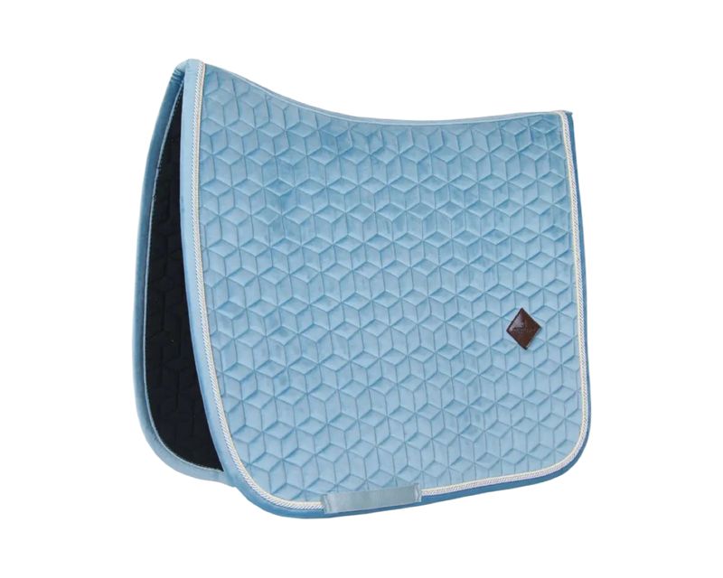 Kentucky Saddle Pad Dressage Velvet Light Blue