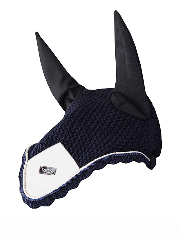  Midnight white edge ear net