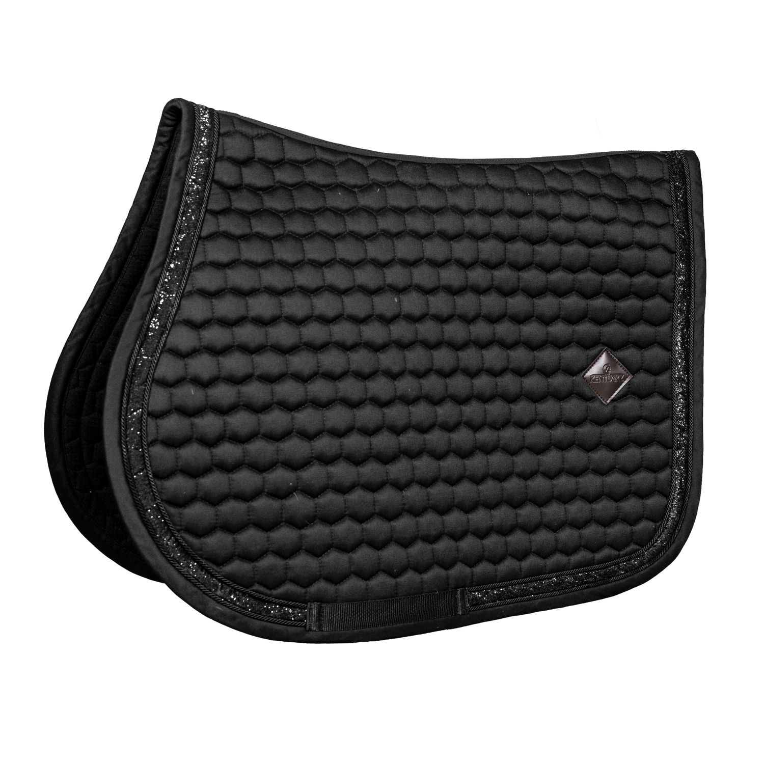 Kentucky Saddle Pad Glitter Band Jump Black