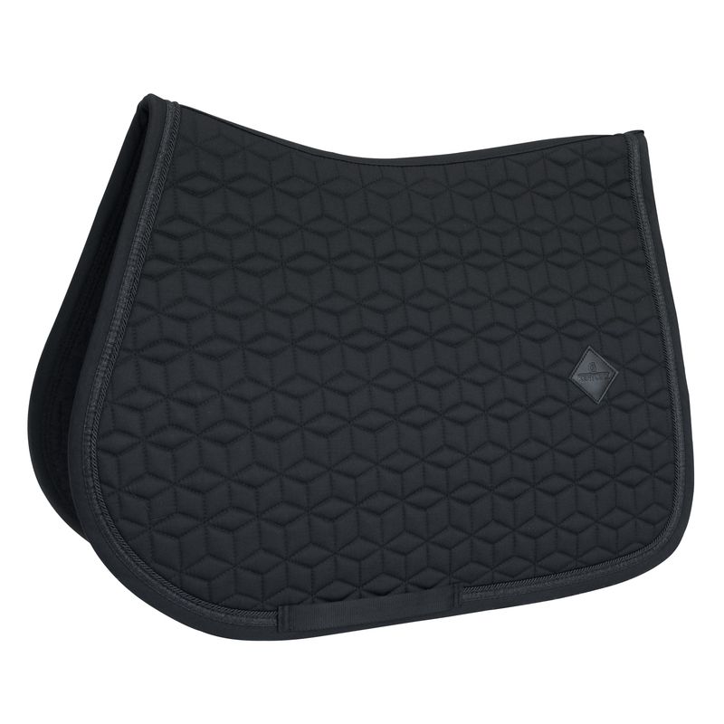 Kentucky Saddle Pad Jump Glitter Rope Black