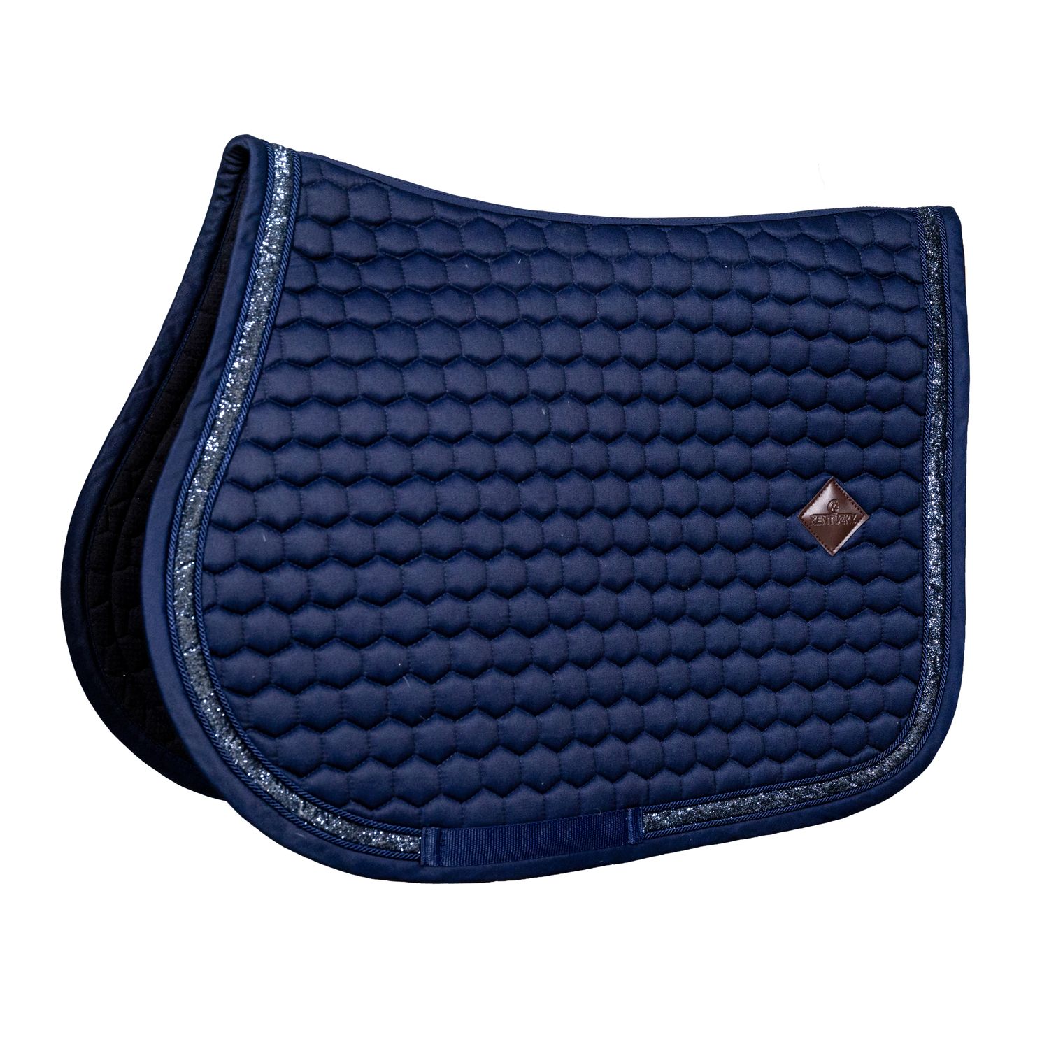 Kentucky Saddle Pad Jump Glitter Band Navy