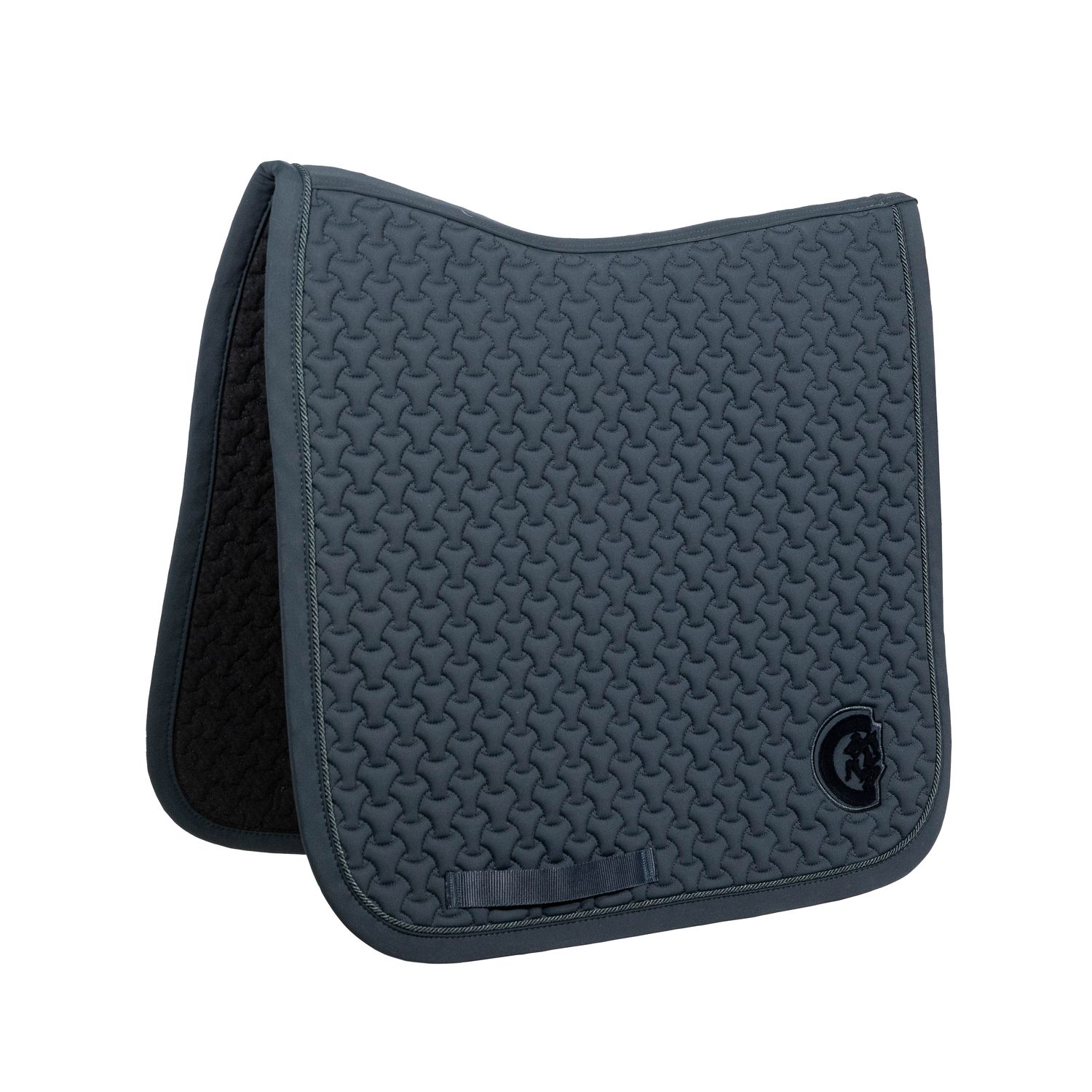 Kentucky Saddle Pad Dressage Plaited 3d Logo Pine Green