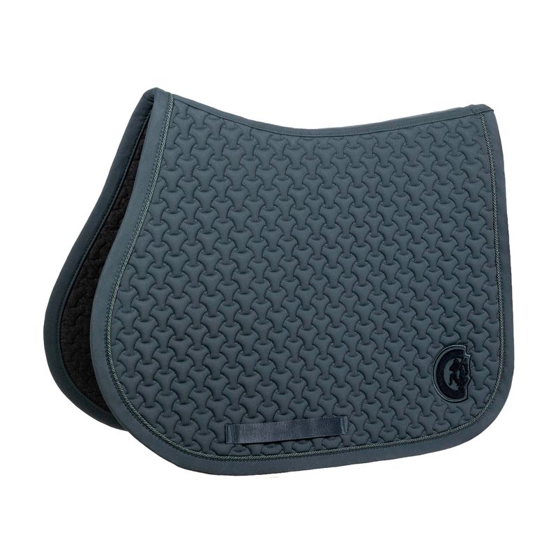 Kentucky Saddle Pad Jump Plaited 3d Logo Pine Green