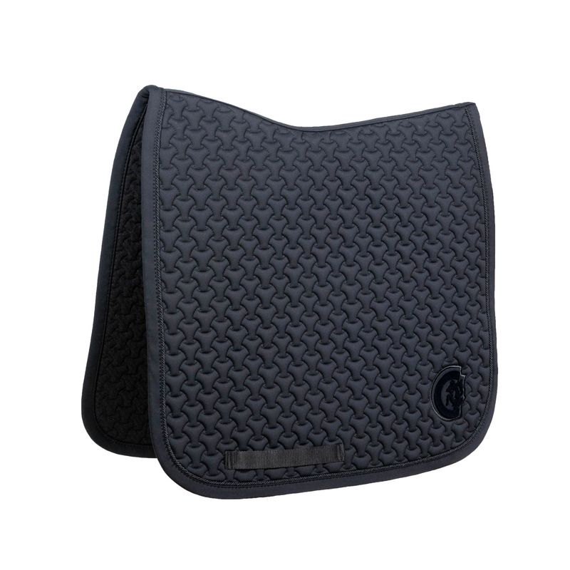 Kentucky Saddle Pad Dressage Plaited 3d Logo Black