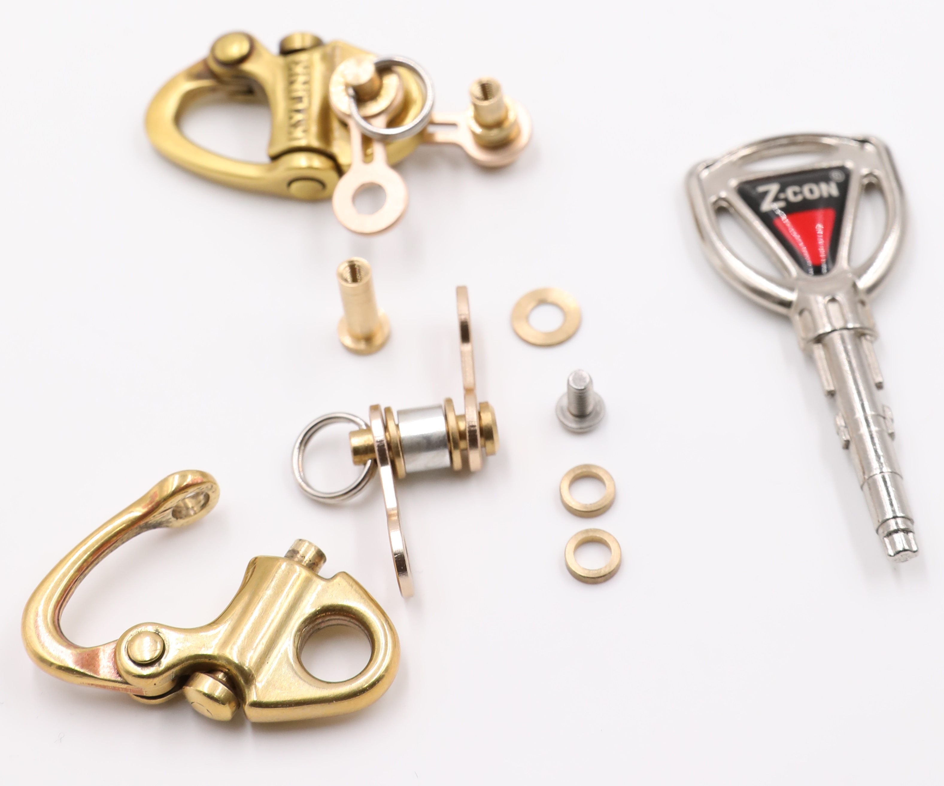KYLINK Standard Swivels Connector Keychains Parts Organizer Ti/Bike-Link Connect