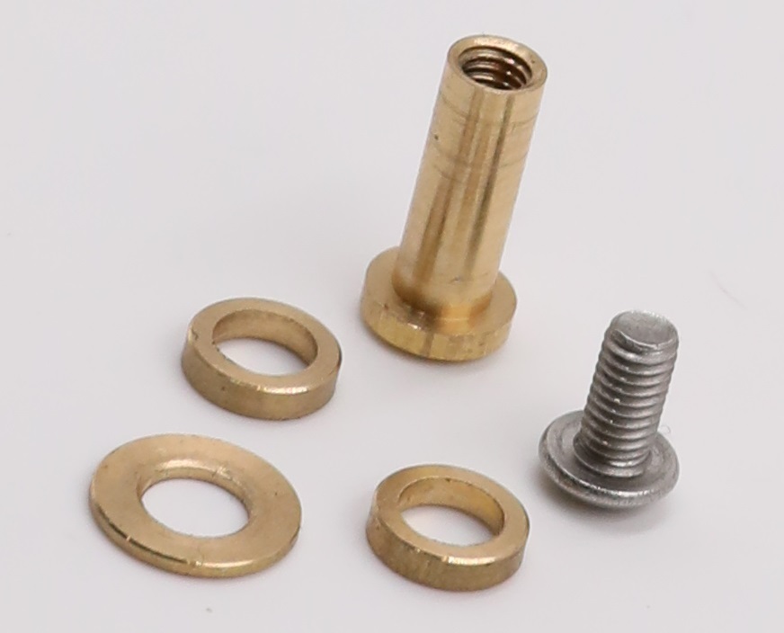Connector for KeyChain Split Ring Brass