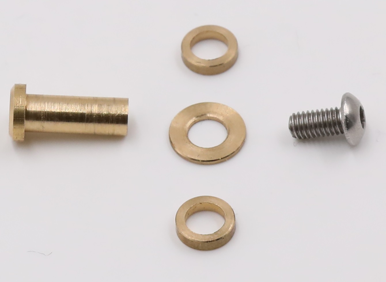 Connector for KeyChain Split Ring Brass