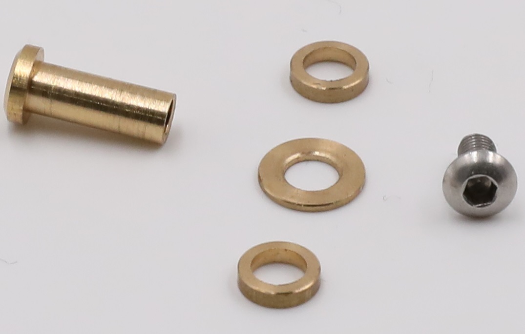 Connector for KeyChain Split Ring Brass