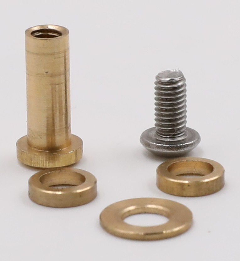 Connector for KeyChain Split Ring Brass
