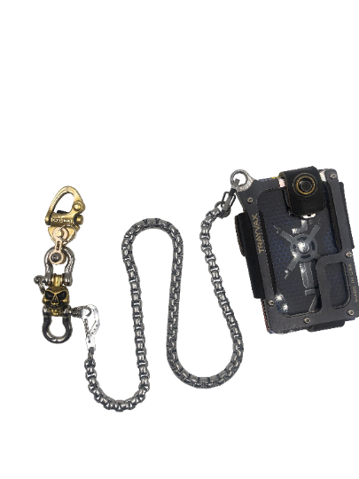 Wallet Chain KYLINK Unique Car Carabiner Keychains Modern Organizer Key Ring Accessory Brass Swivel Spring Hook Clip Snap Biker Luxury EDC