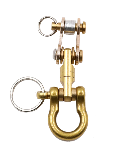 KYLINK EDC Bike Link Connector Kit w/Swivel for Carabiner Keychain Key Ring