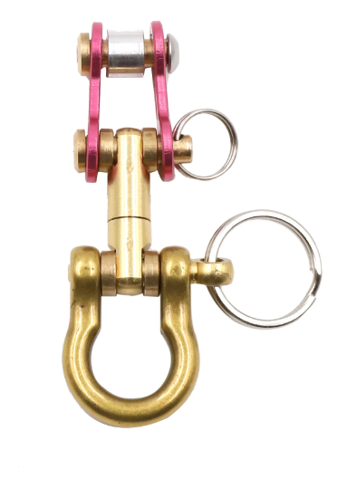 KYLINK EDC Bike Link Connector Kit w/Swivel for Carabiner Keychain Key Ring