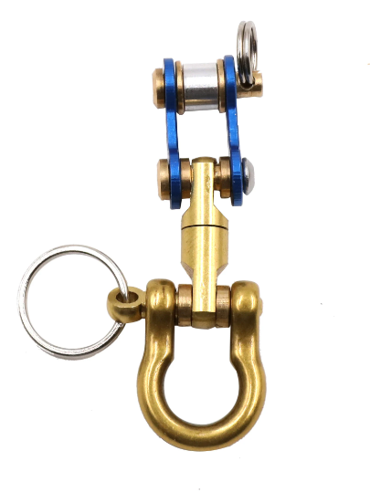 KYLINK EDC Bike Link Connector Kit w/Swivel for Carabiner Keychain Key Ring