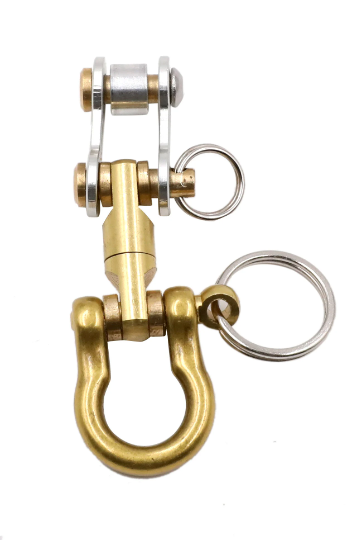KYLINK EDC Bike Link Connector Kit w/Swivel for Carabiner Keychain Key Ring