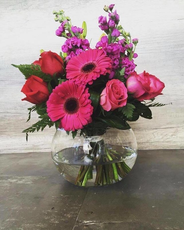 Fish Bowl Arrangement