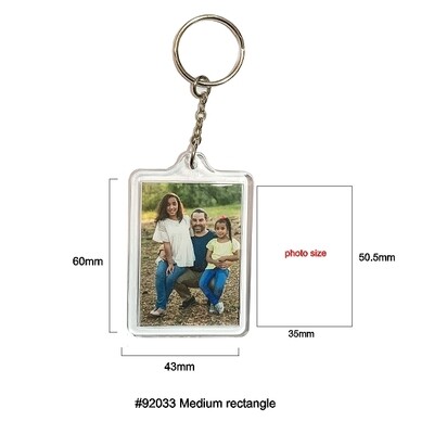 #92033 Medium Rectangle Keychain