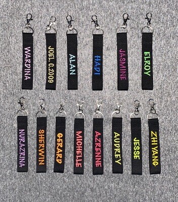 Embroidery Keychain