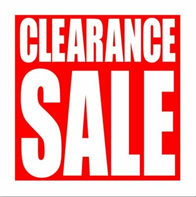 Clearance Sales!