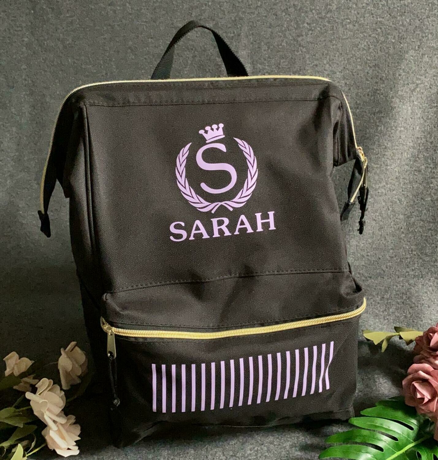 ABP4027 Wide Opening Backpack Black