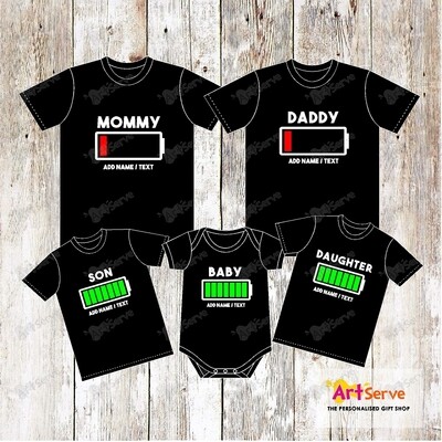 BATTERY family Tshirt