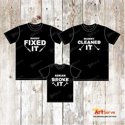 FIX CLEAN BROKE family tee