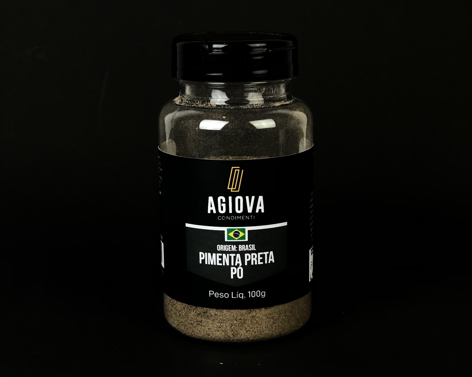 Pimenta preta em pó