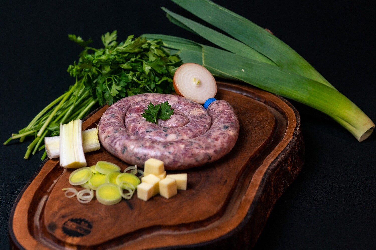 Linguiça de Alho Poró com Queijo Coalho Linguiça de Alho Poró com Queijo Coalho