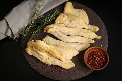 Filé de Tilápia Empanado (Tiras) - 800g Filé de Tilápia Empanado (Tiras) - 800g