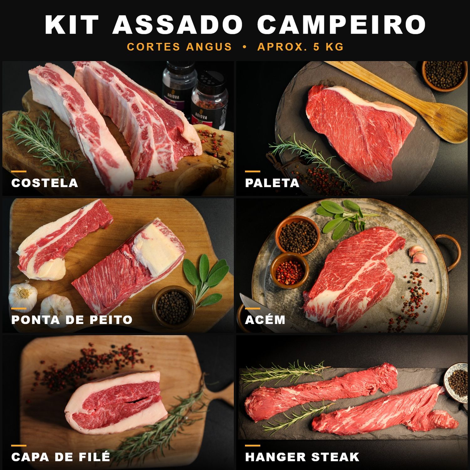 Kit Assado Campeiro Kit Assado Campeiro