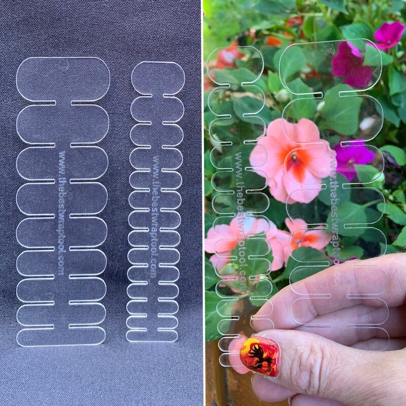 Clear Nail Wrap/Lacquer Strip Template
