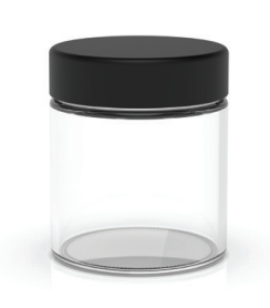 4 oz Glass Jar Clear [1-Case of 100 Jars]