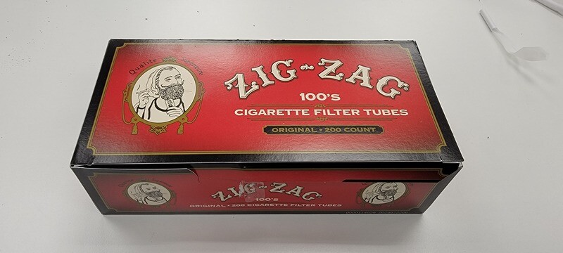 Zig Zag Original Tipped 100's Filtered Cigarette 