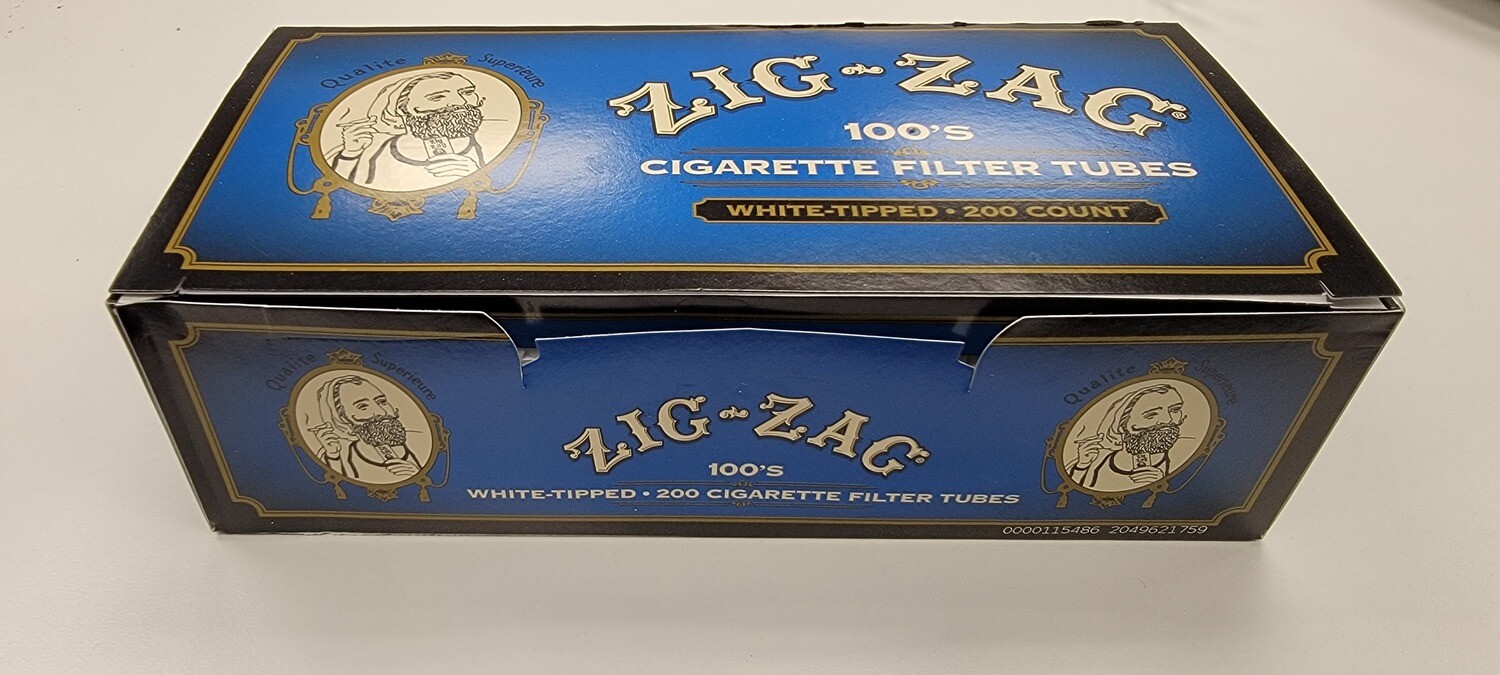 Zig Zag White Tipped 100's Filtered Cigarette 