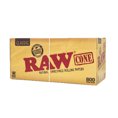 RAW King Sized 109mm Organics (800 per box)