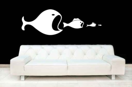 Fish eating