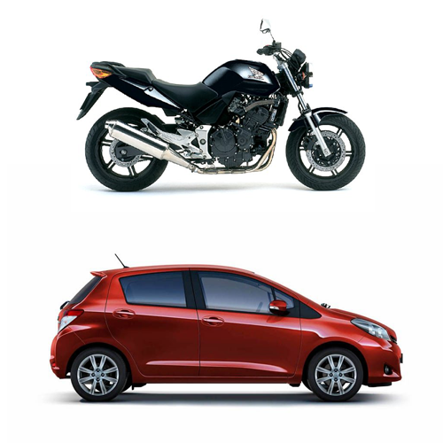 Carta Ligeiros e Motociclos (idade min. 18 anos)