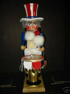 Uncle Sam Kettle Drum  Nutcracker