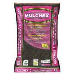 Black Dye Cedar Mulch 3 cu ft.