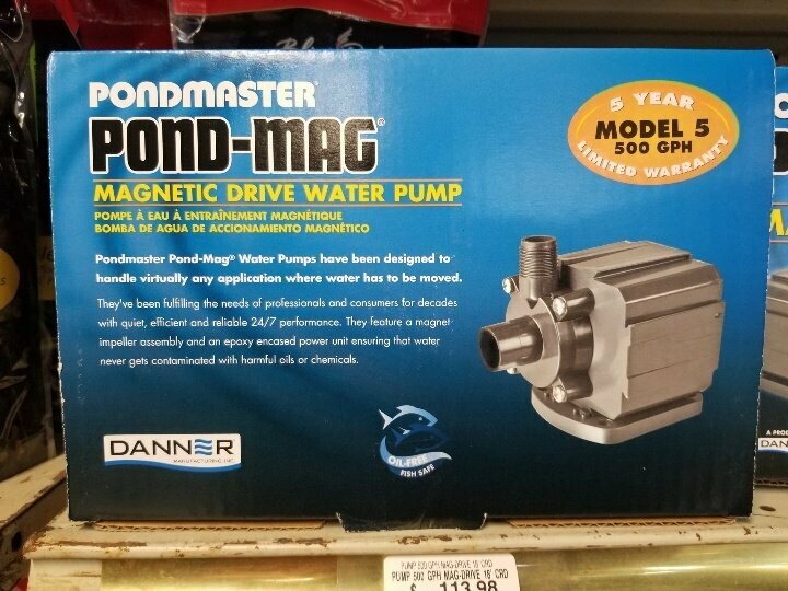 Pondmaster 500 GPH Drive Pump 18'