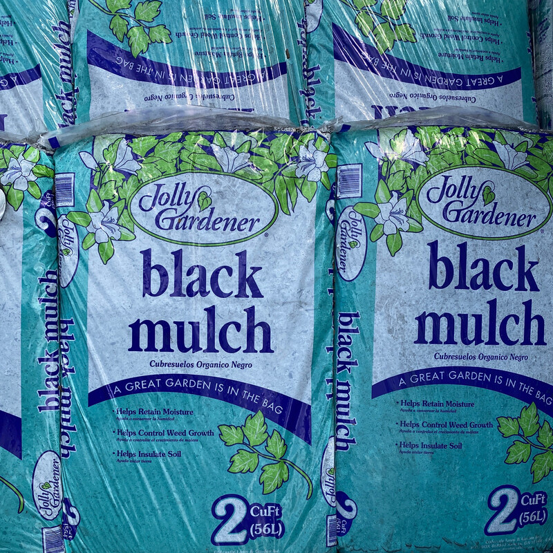 Jolly Gardener Black Hardwood Mulch 2 Cu. Ft.
