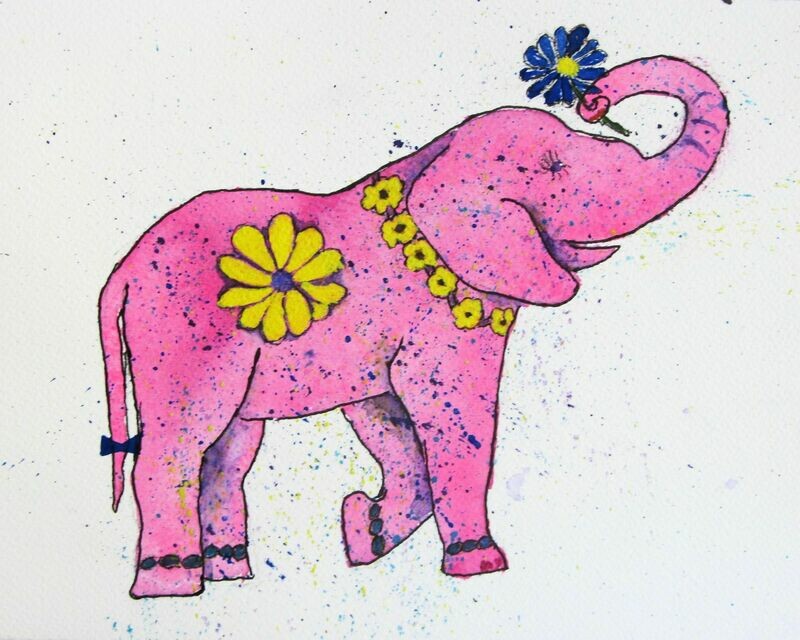 Ele and Flowers