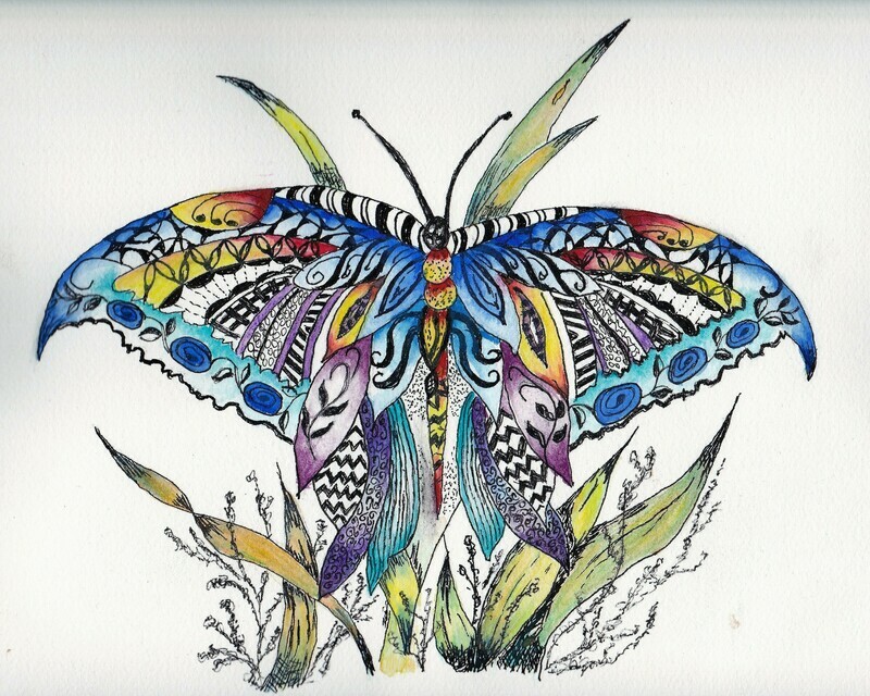 Doodle Butterfly
