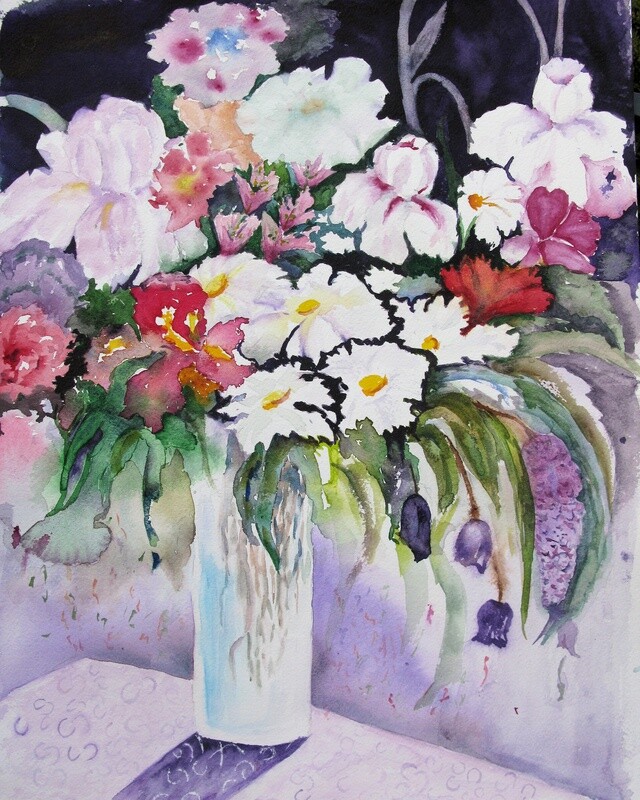 Large Floral 11x14