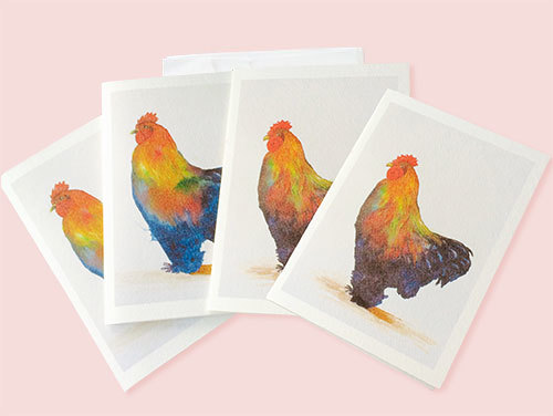 Emerson the Rooster Notecards (Set of 4)