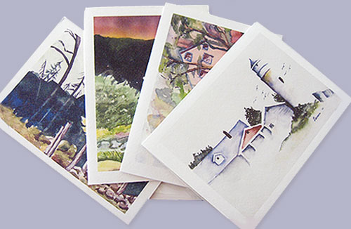 Landscape Design Notecards (set of 4)