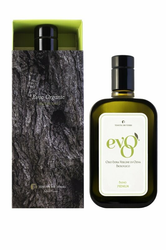 EVOO BIO Blend Premium Marche - Bottiglia con scatola 500ml EVOO BIO Blend Premium Marche - Bottiglia con scatola 500ml