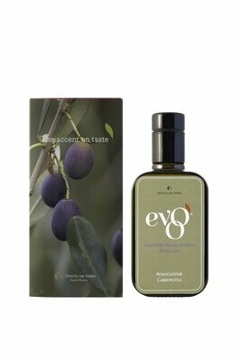 EVOO BIO Monovarietale Carboncella Marche - Bottiglia con scatola 250ml EVOO BIO Monovarietale Carboncella Marche - Bottiglia con scatola 250ml