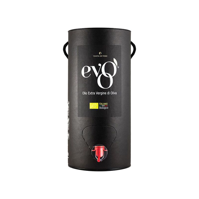 1 B-TUBE 3l OF ITALIAN EXTRAVIRGIN OLIVE OIL - Blend Premium Organic Marche